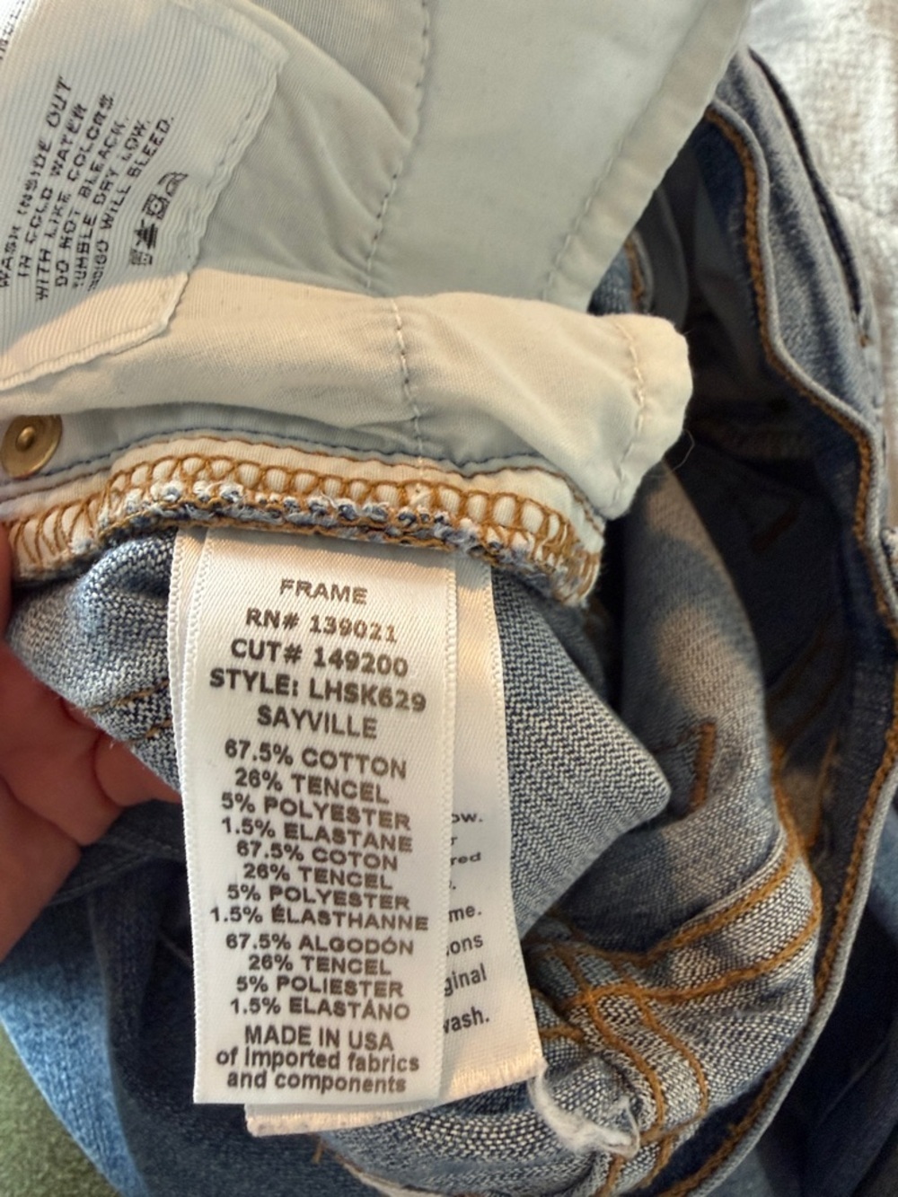 59. | Frame Denim | Le High Skinny | Blue Skinny Jeans | 24 - Picture 7 of 7